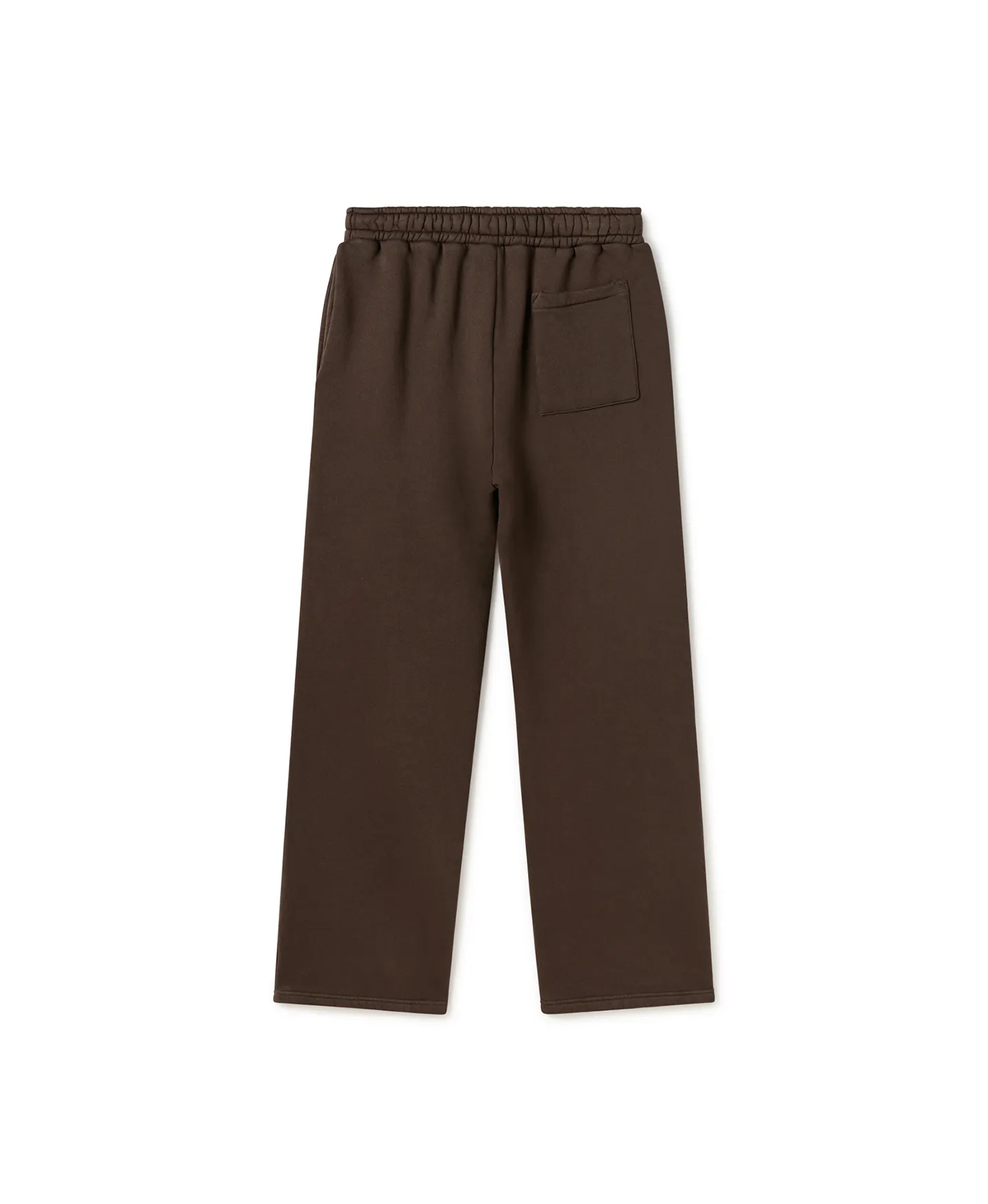 450 GSM 'Dark Chocolate' Straight-leg Pants