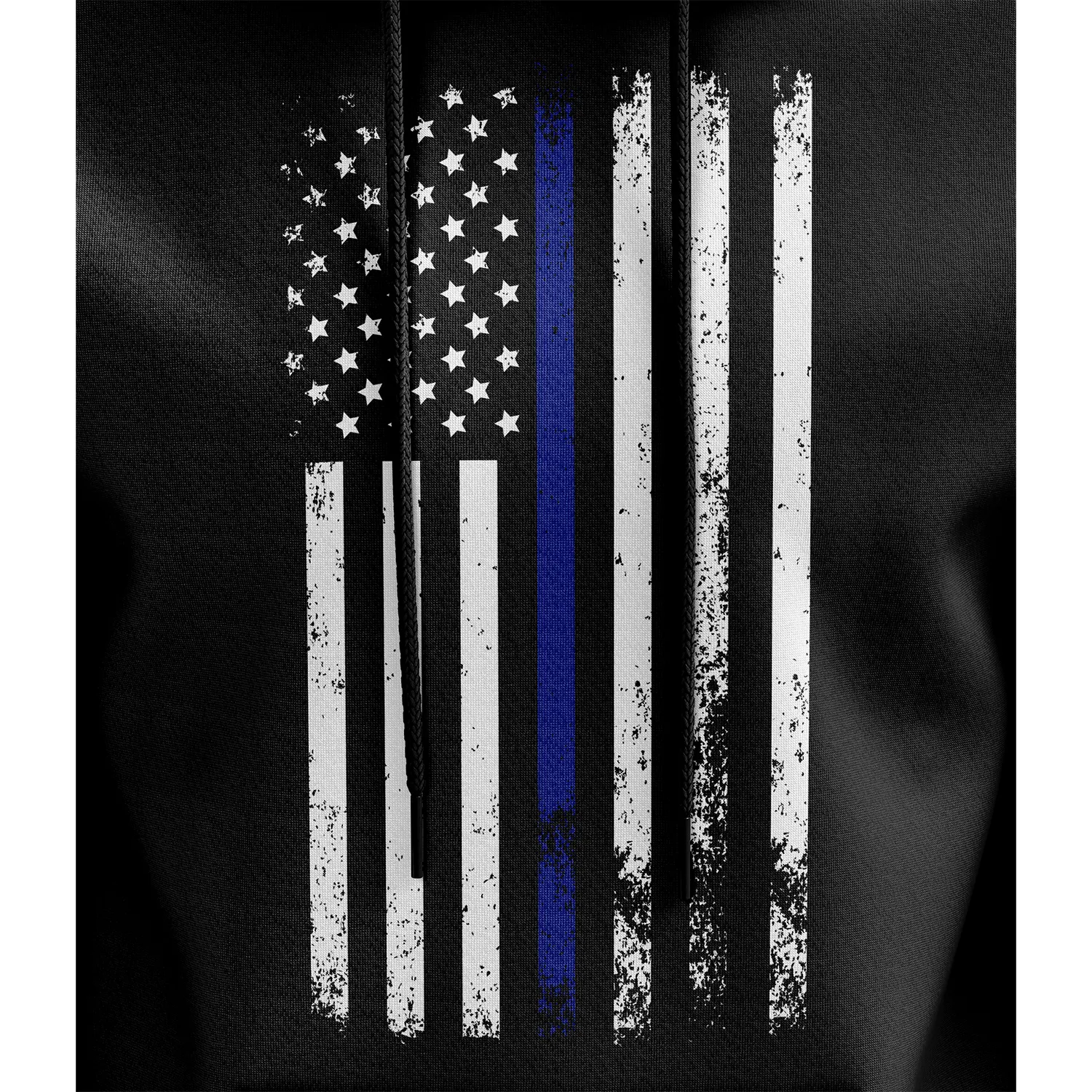 American Flag Thin Blue Line Hoodie