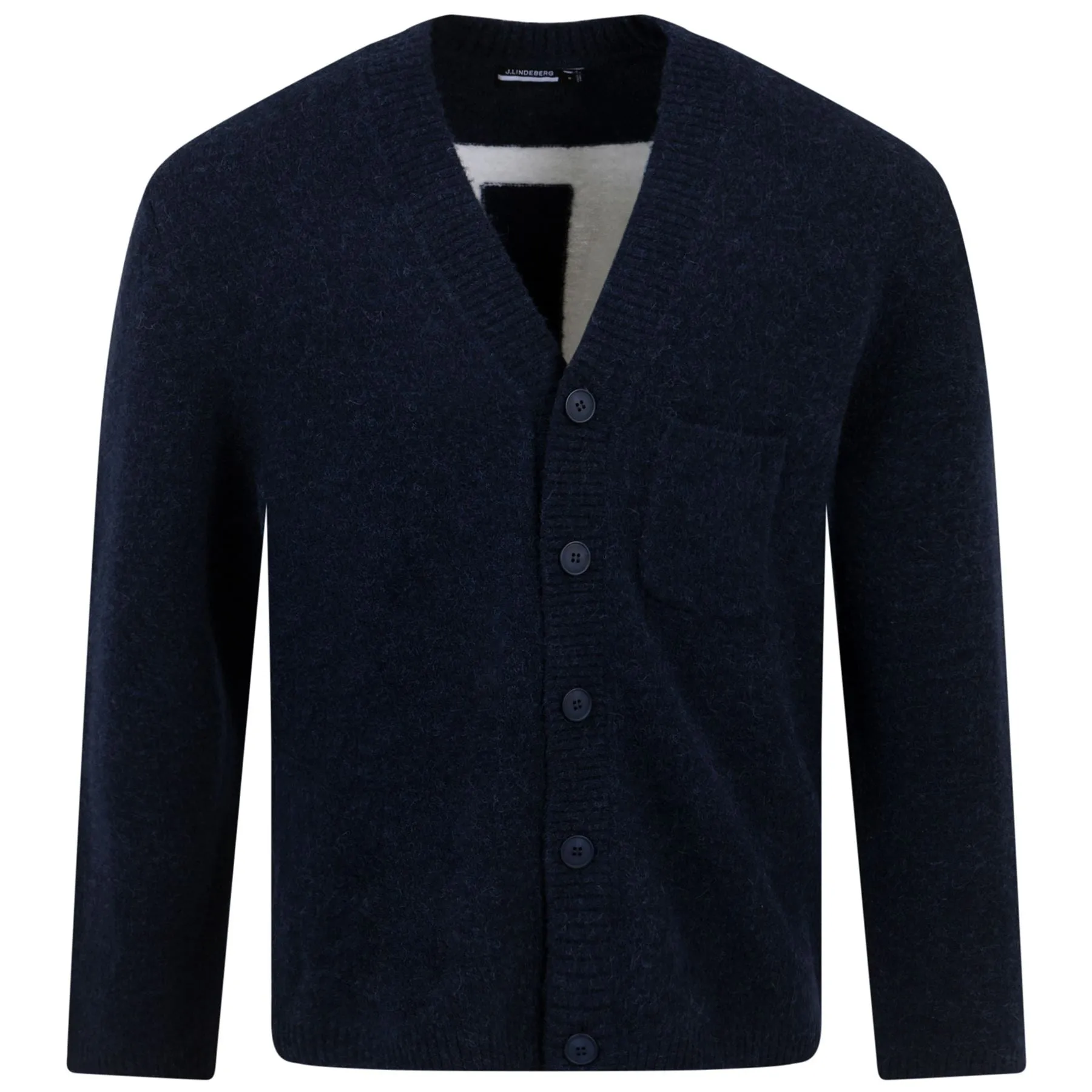 Clarke Knitted Cardigan JL Navy - AW23