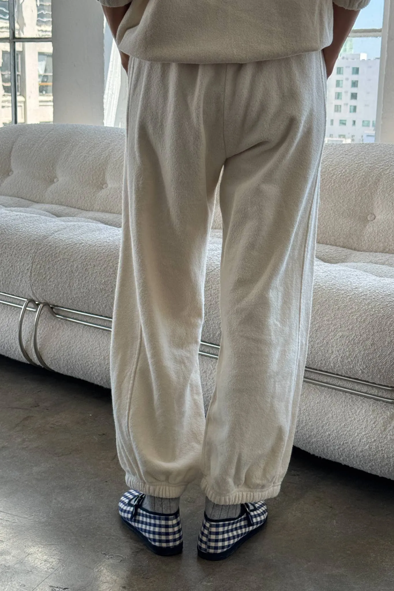 Cotton Terry Balloon Pants