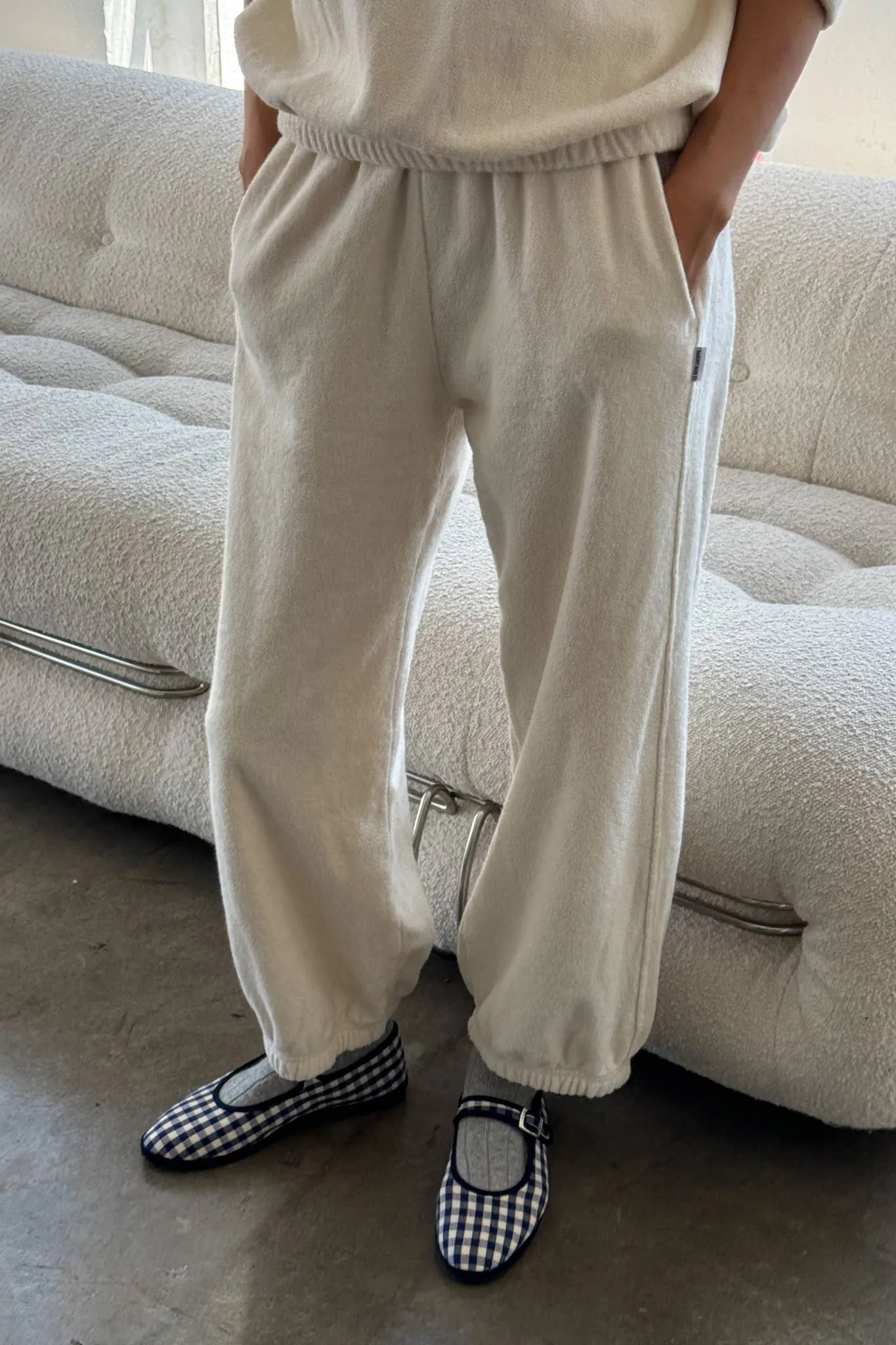 Cotton Terry Balloon Pants