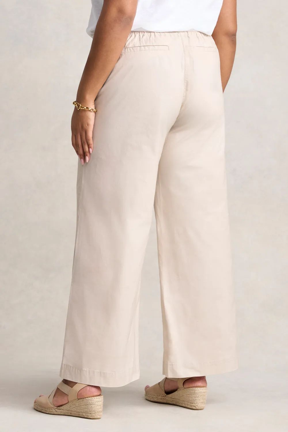 Cotton Wide Leg Pant