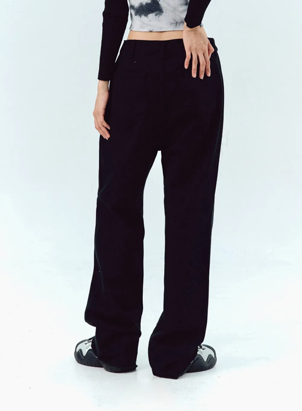 Cotton Wide Leg Pants IG311