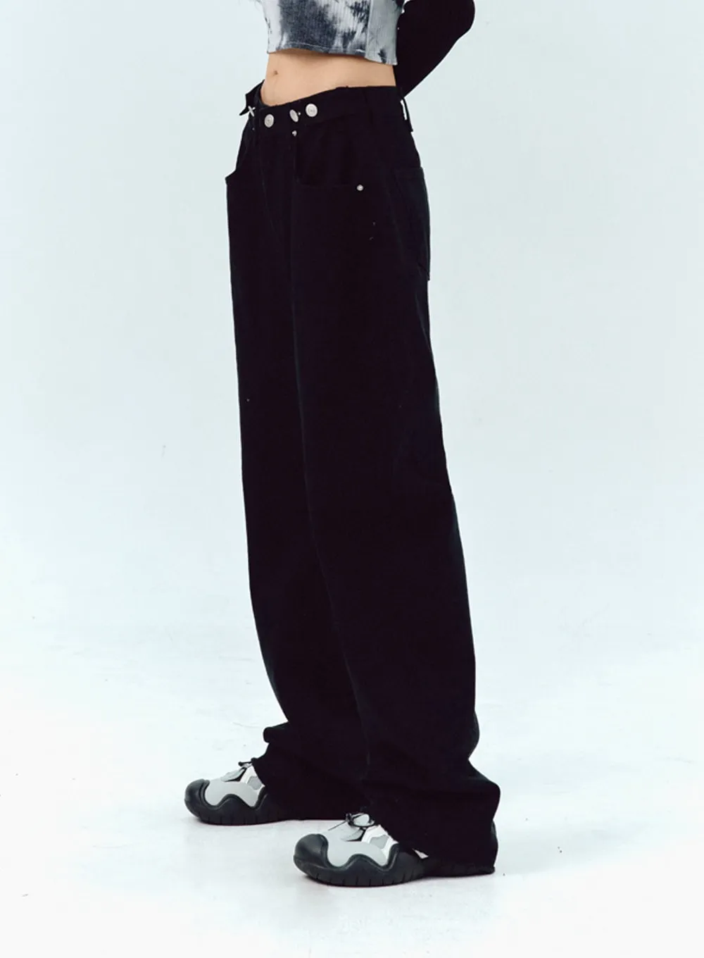 Cotton Wide Leg Pants IG311