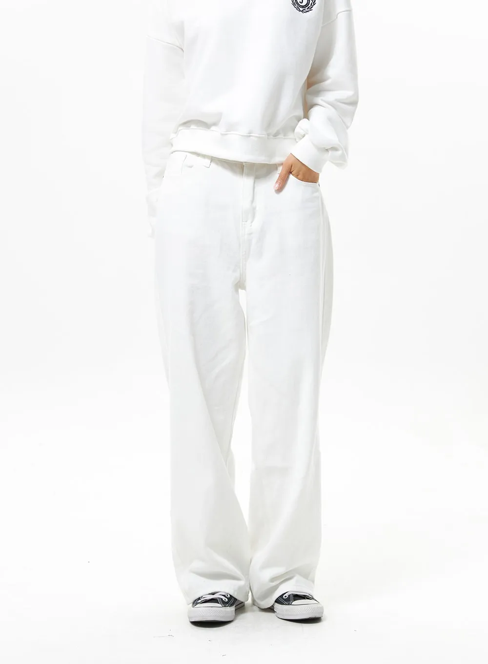 Cotton Wide Leg Pants OS310