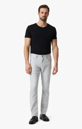 Courage Straight Leg Pants In Light Grey Hemp