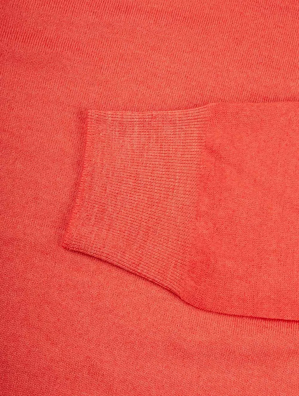 Crew Neck Knitwear Orange