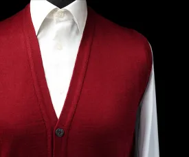 Crimson Wool Gilet