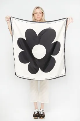 Dillies Flowers Scarf, Black