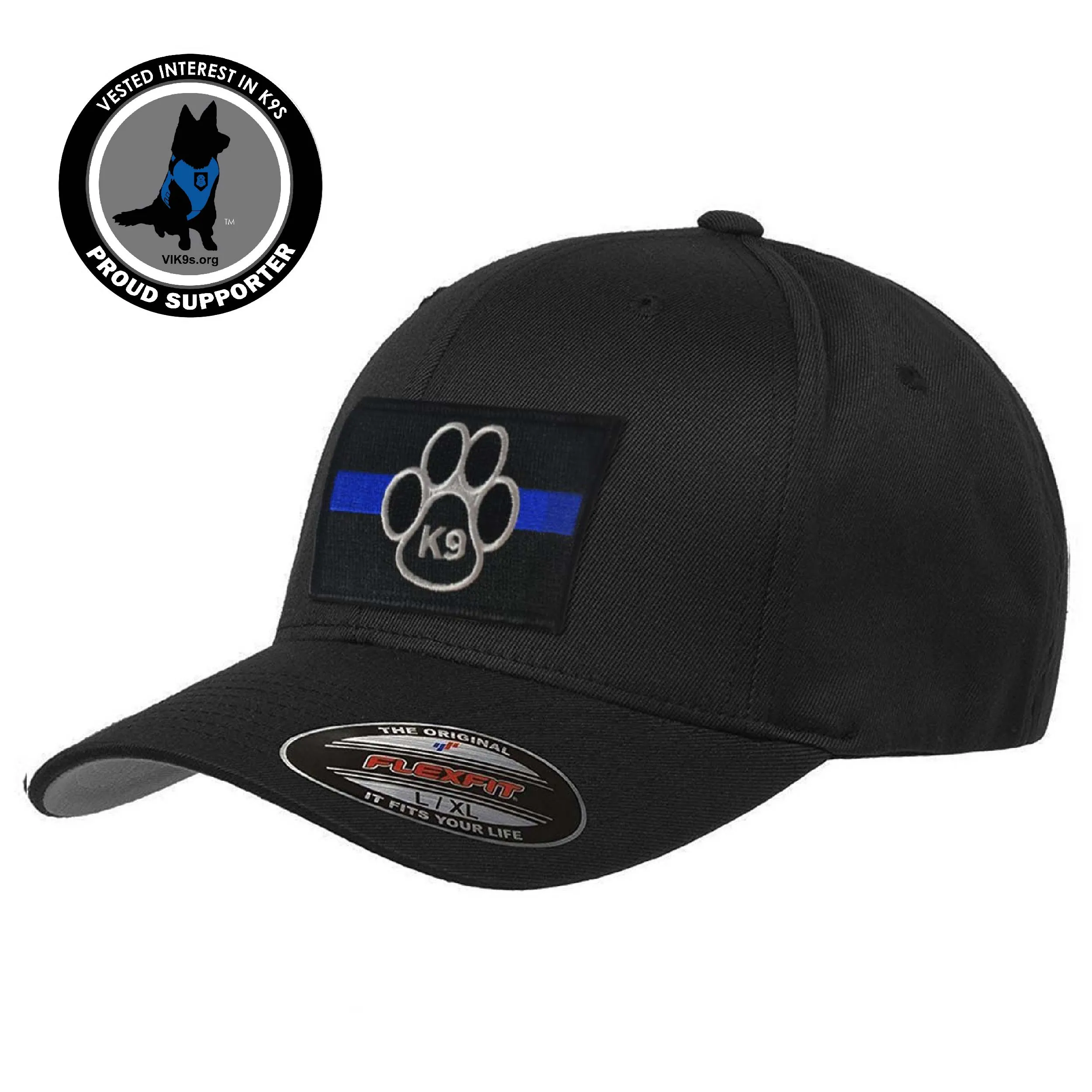 FlexFit Hat K9 Unit, Black