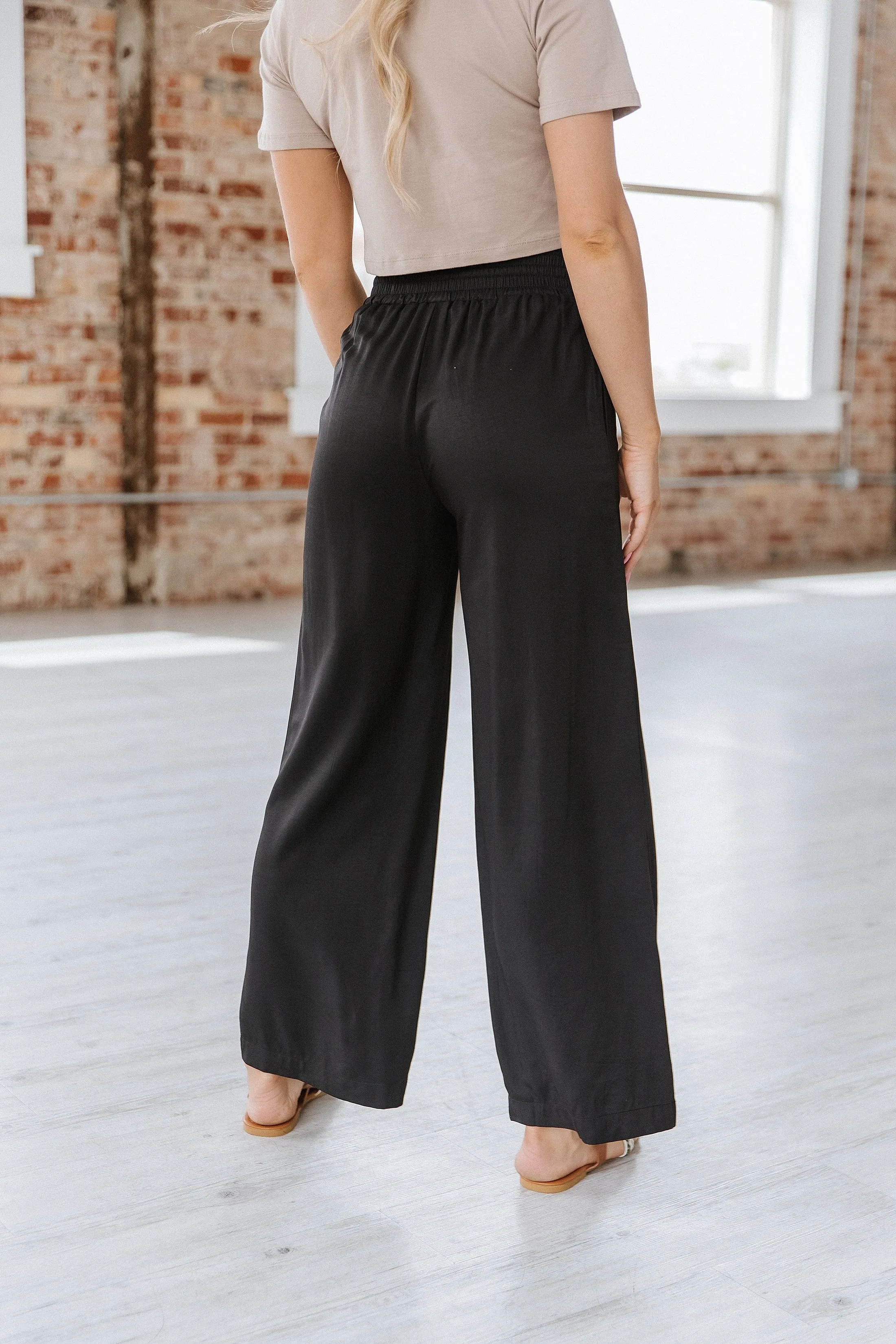 Heidi Drawstring Wide Leg Pant | S-XL