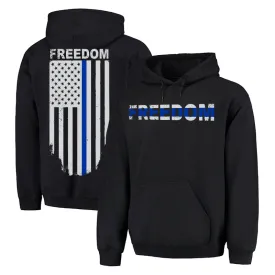 Hoodie - Thin Blue Line Freedom