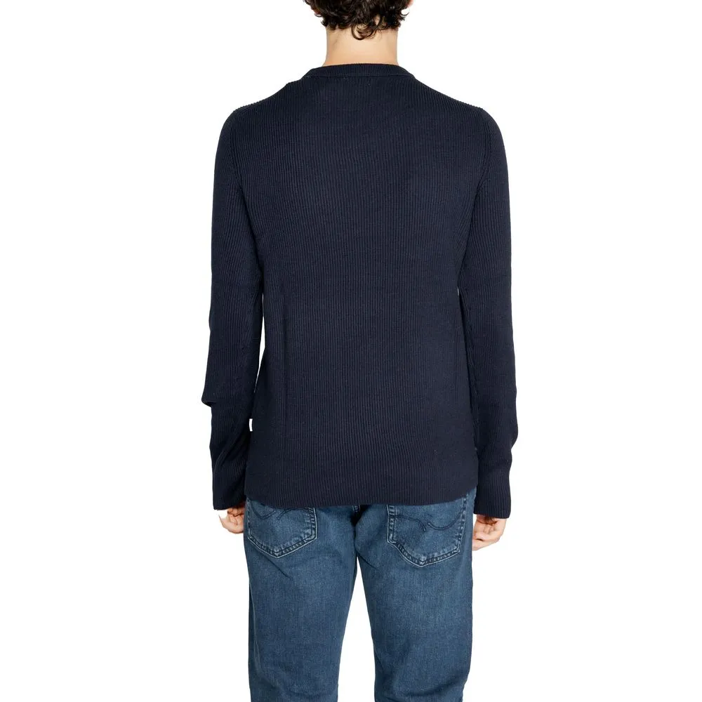 Jack Jones Blue Recycled Polyester Sweater