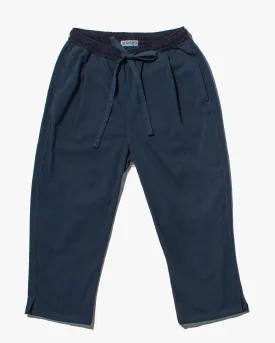 Kiriko Original Pants, Raku, Navy Nami, Cropped