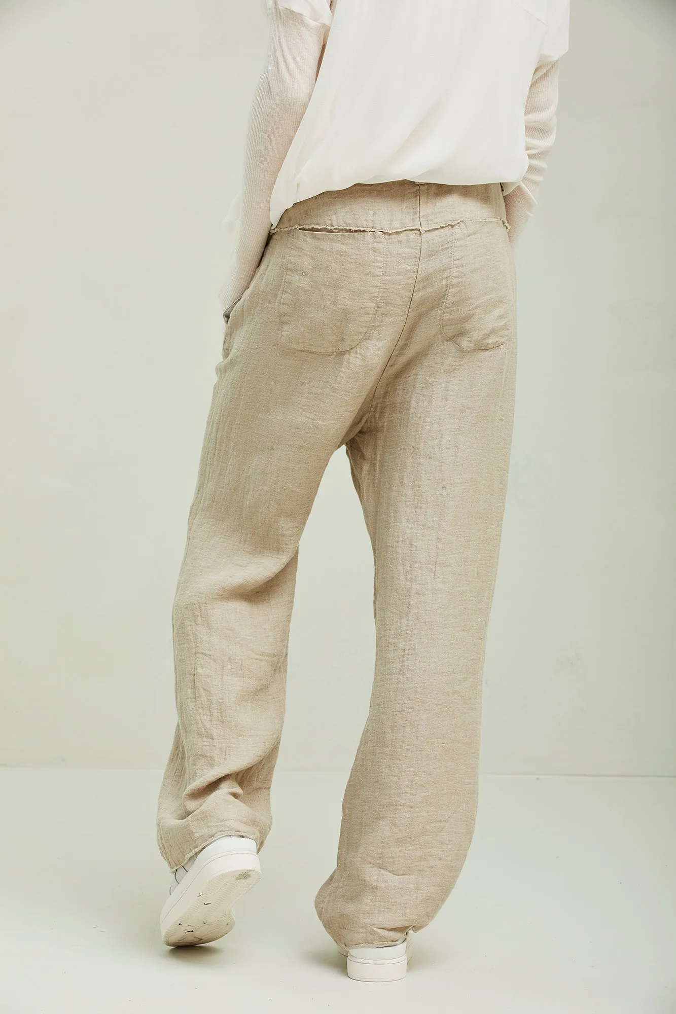 Kristensen Du Nord Linen Pants Black