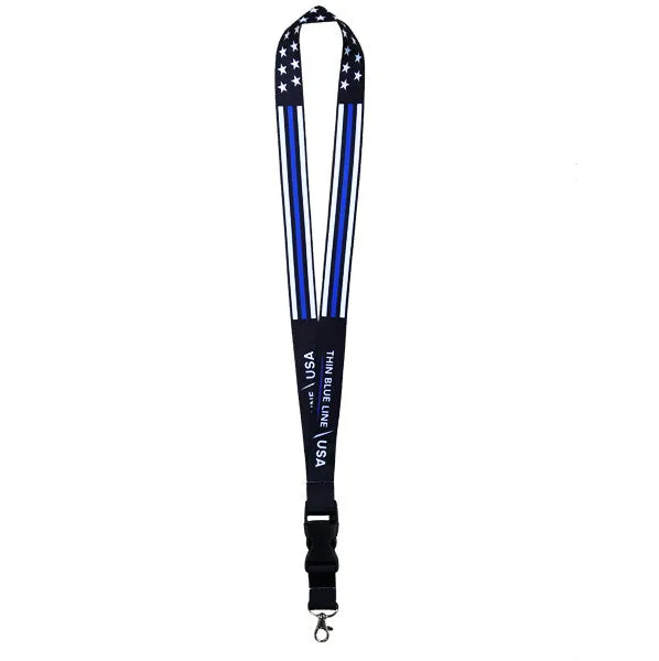 Lanyard - Thin Blue Line Classic