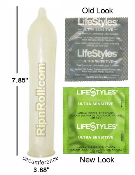 Lifestyles Ultra Sensitive Condoms from RipnRoll.com