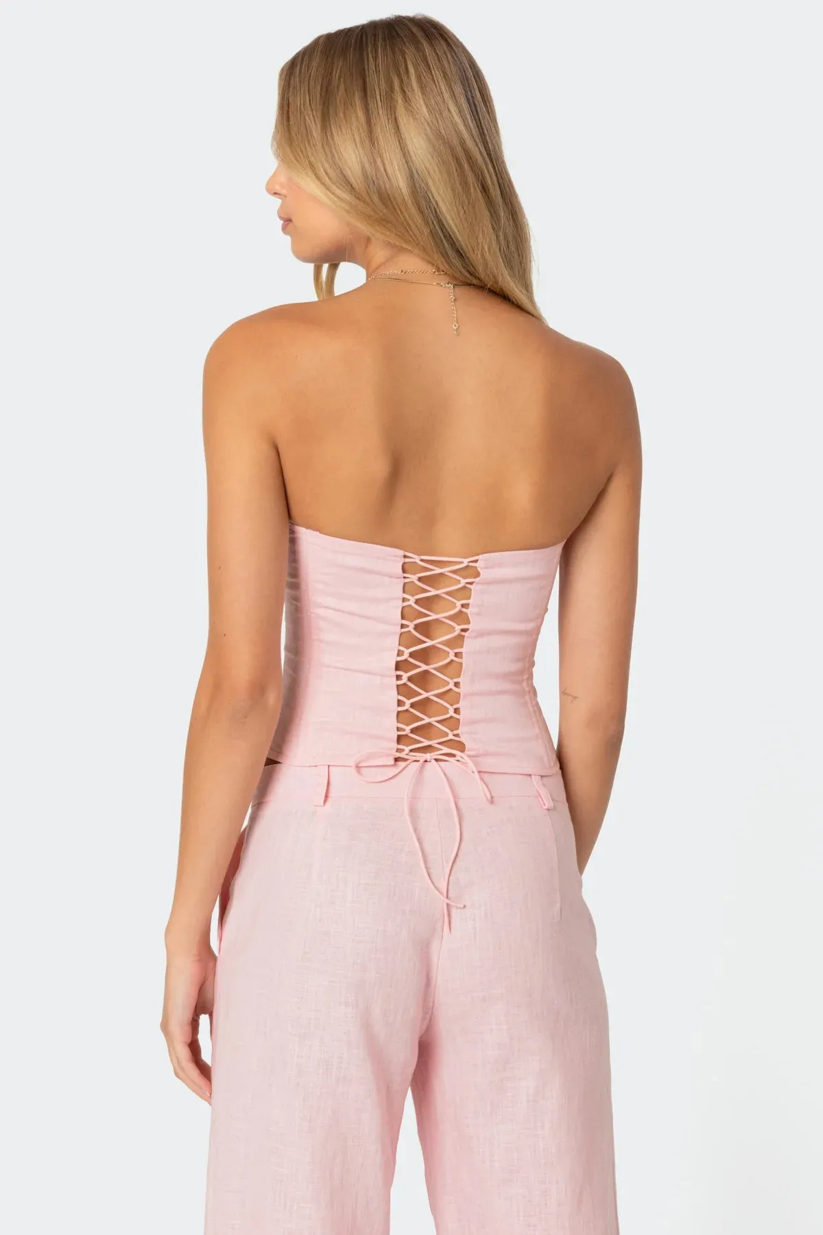 Linen Blend Arya Corset