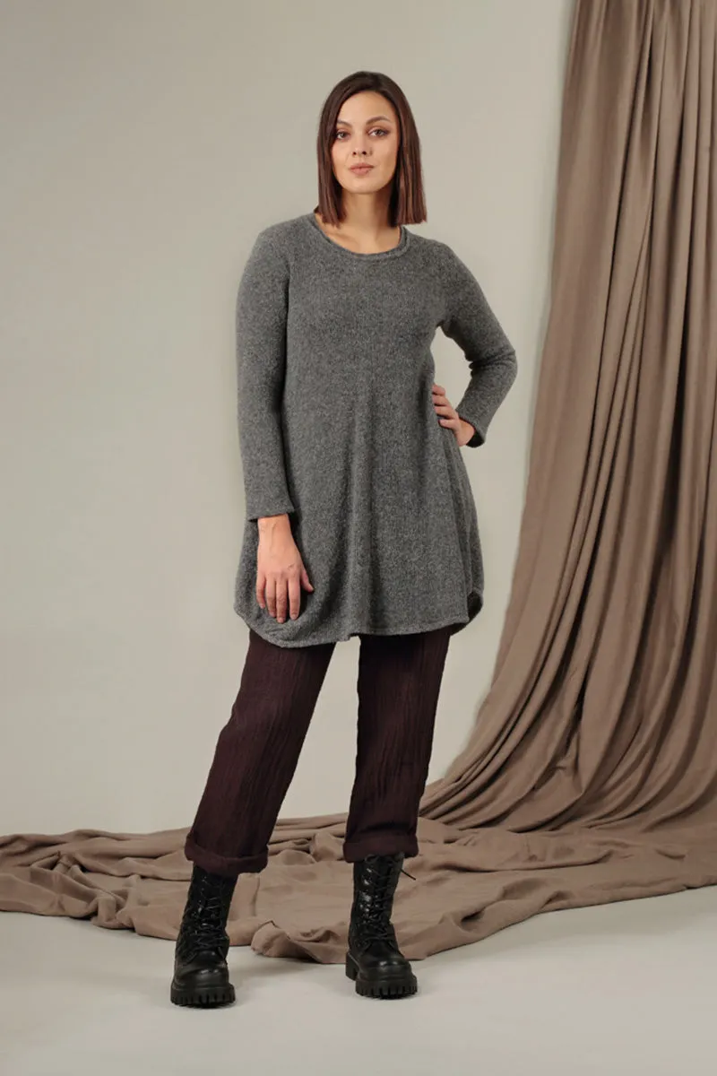 Loose Cosy Grey Wool Sweater