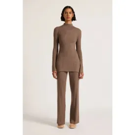 Malo Knit Pant | Mocha