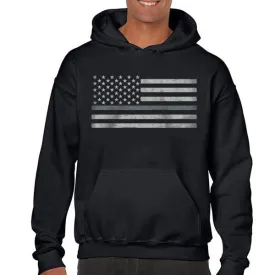 Men's Hoodie - Classic Thin Silver Line