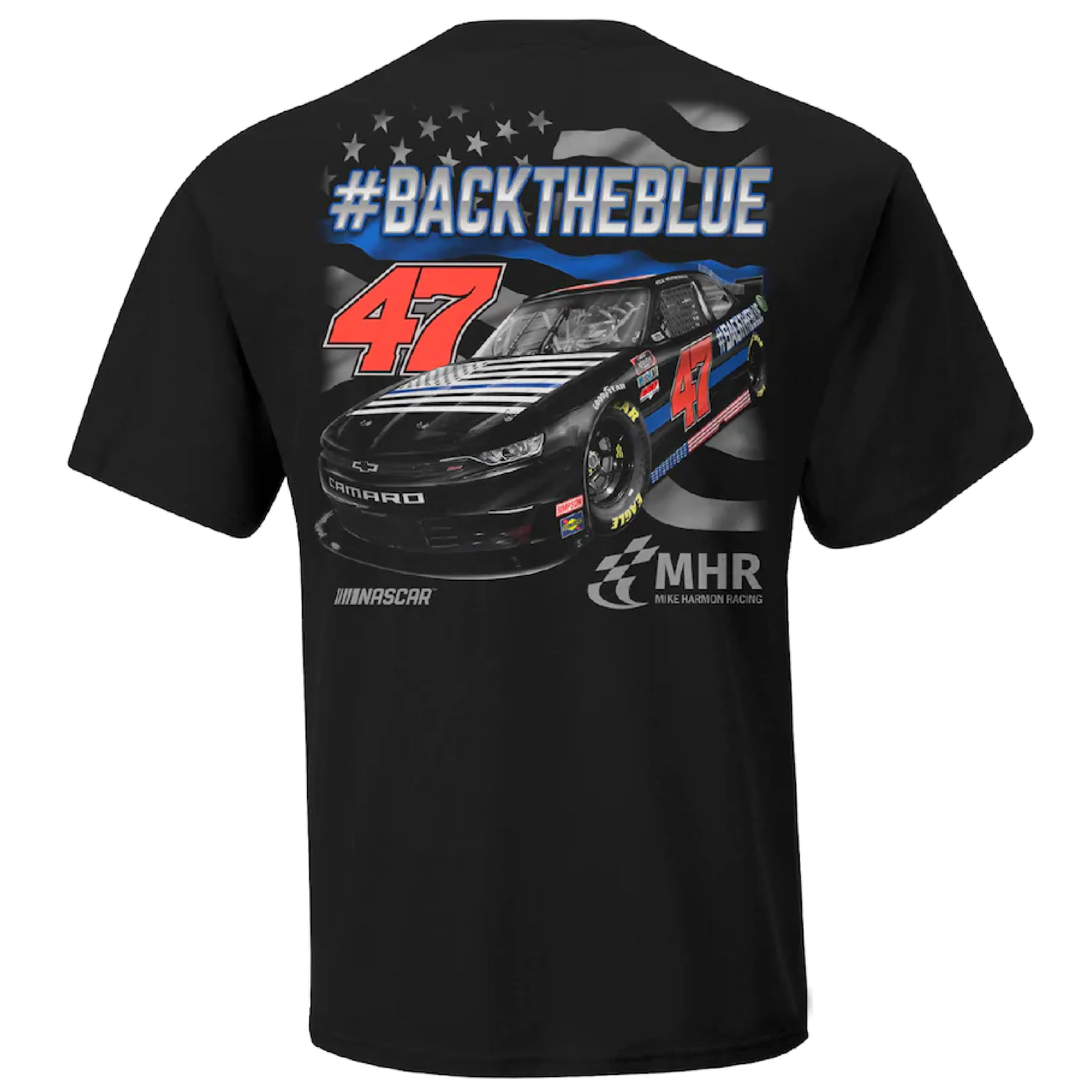 Men's T-Shirt - NASCAR Kyle Weatherman 2020 #BackTheBlue