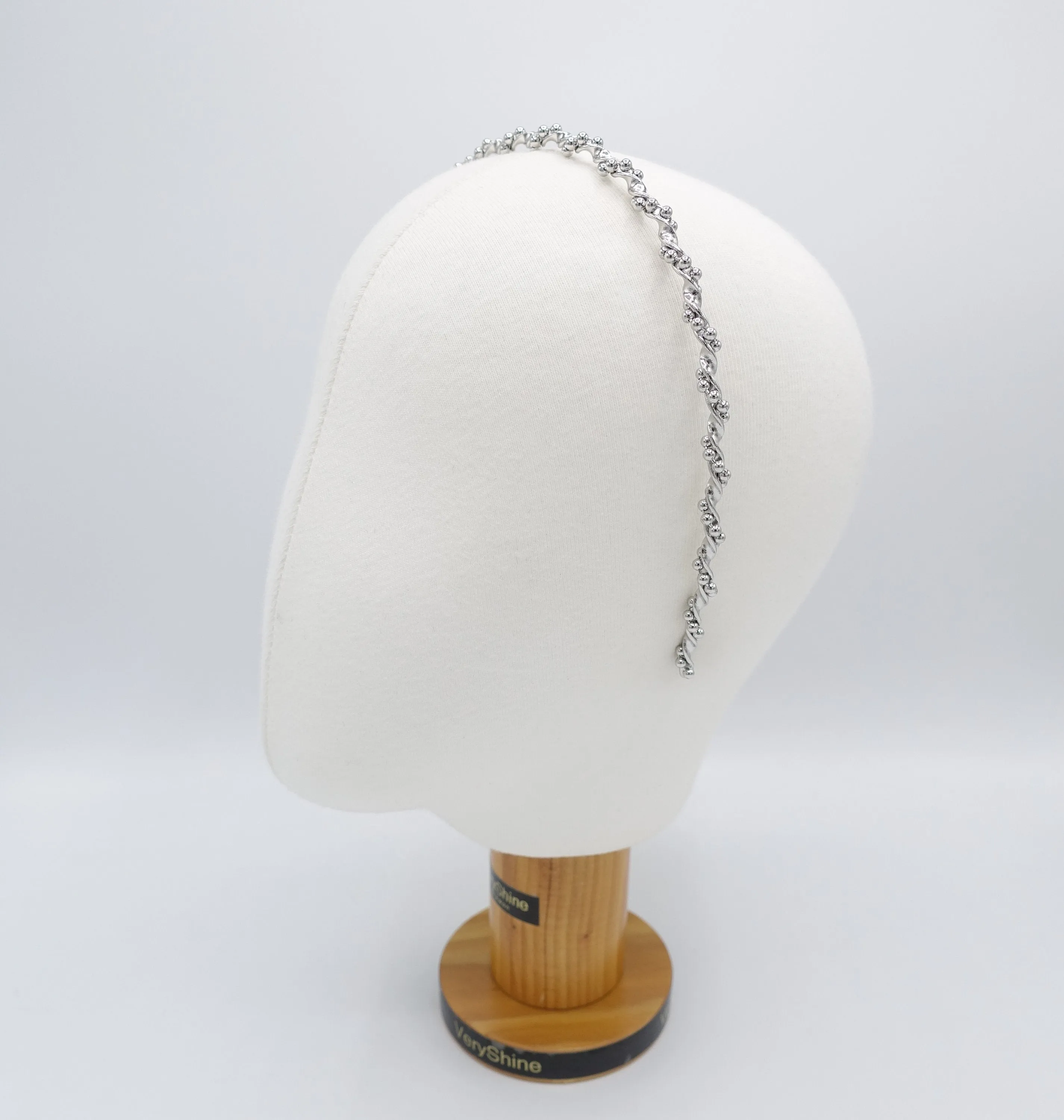 metal spiral wrap headband