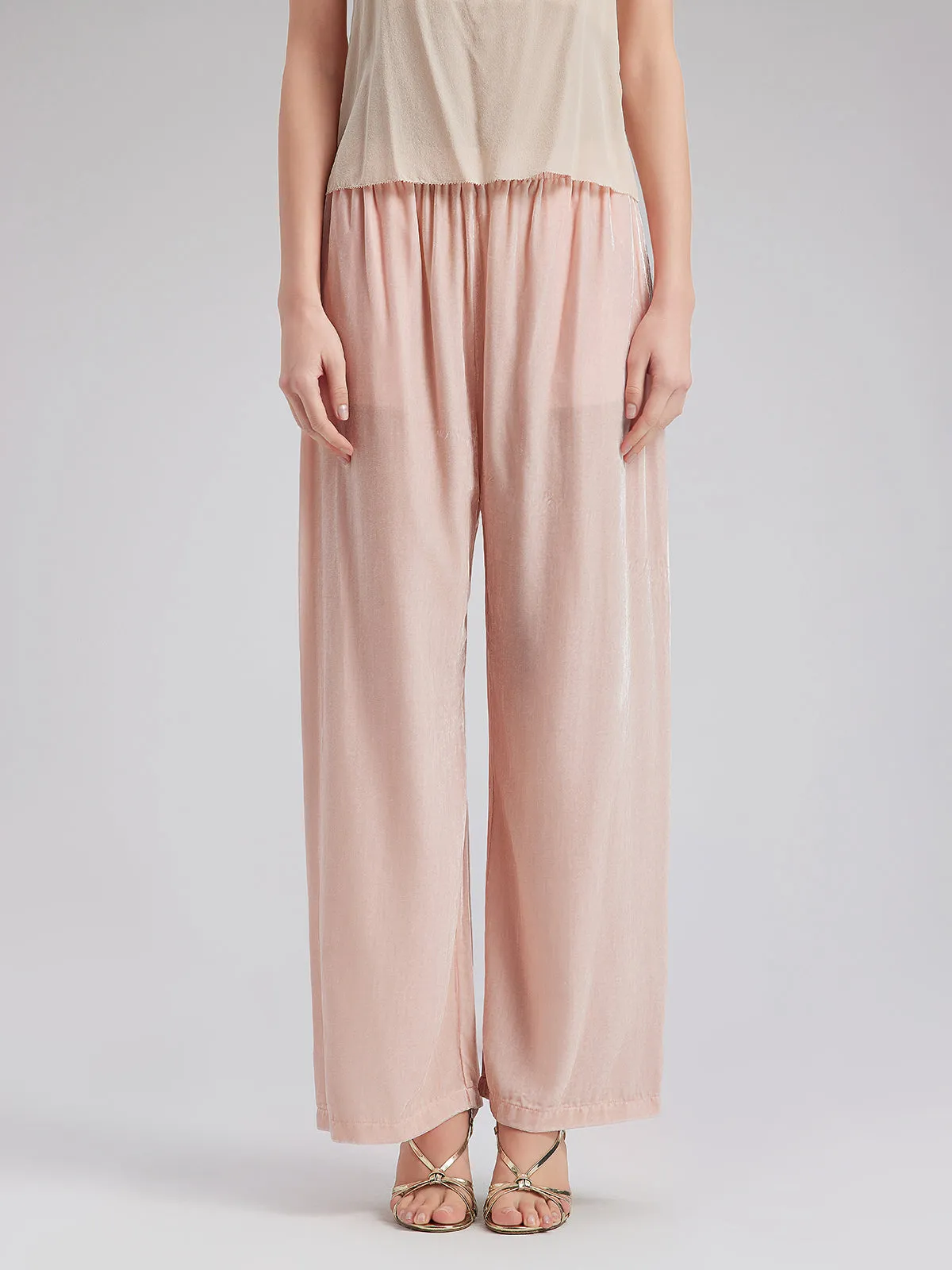 Neo Chinese Style Velvet Pants