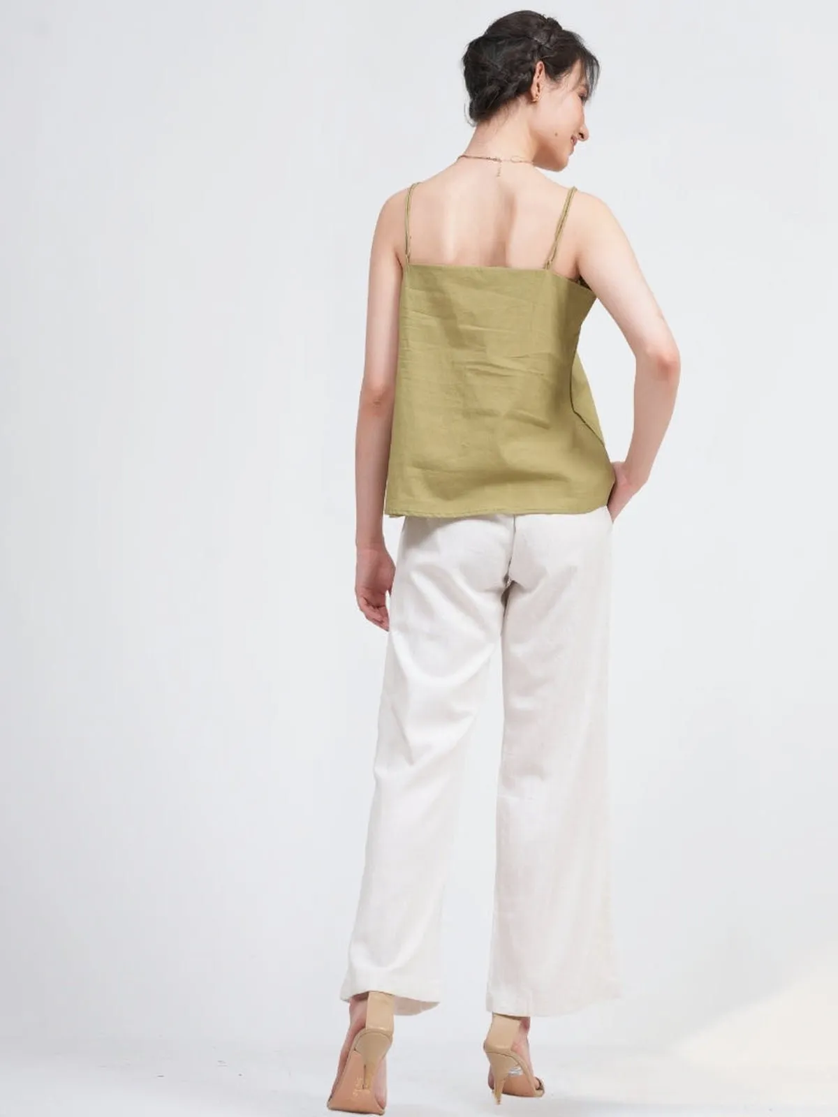 Organic Cotton Slip Top with Trousers Co-ords Set