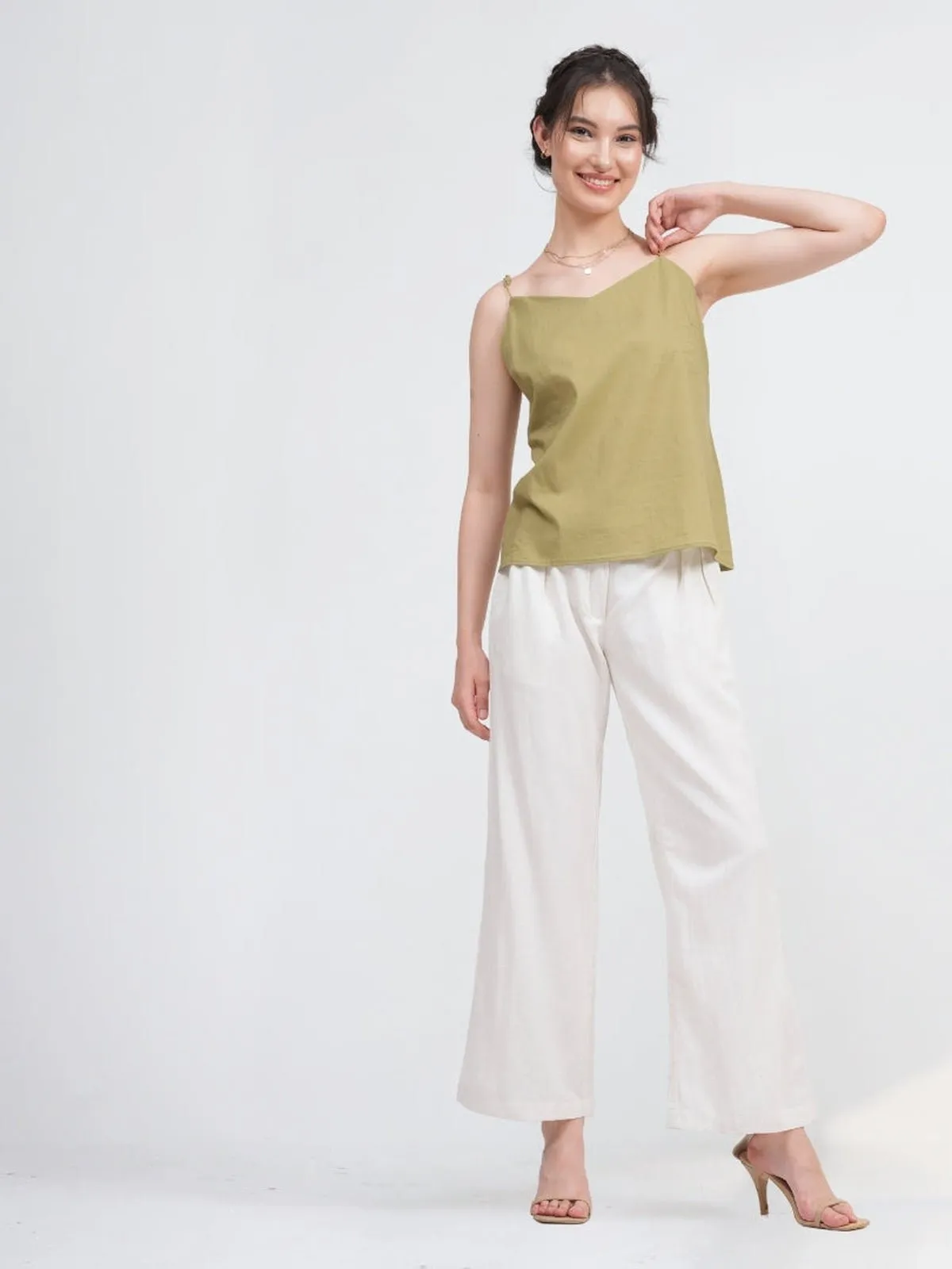 Organic Cotton Slip Top with Trousers Co-ords Set