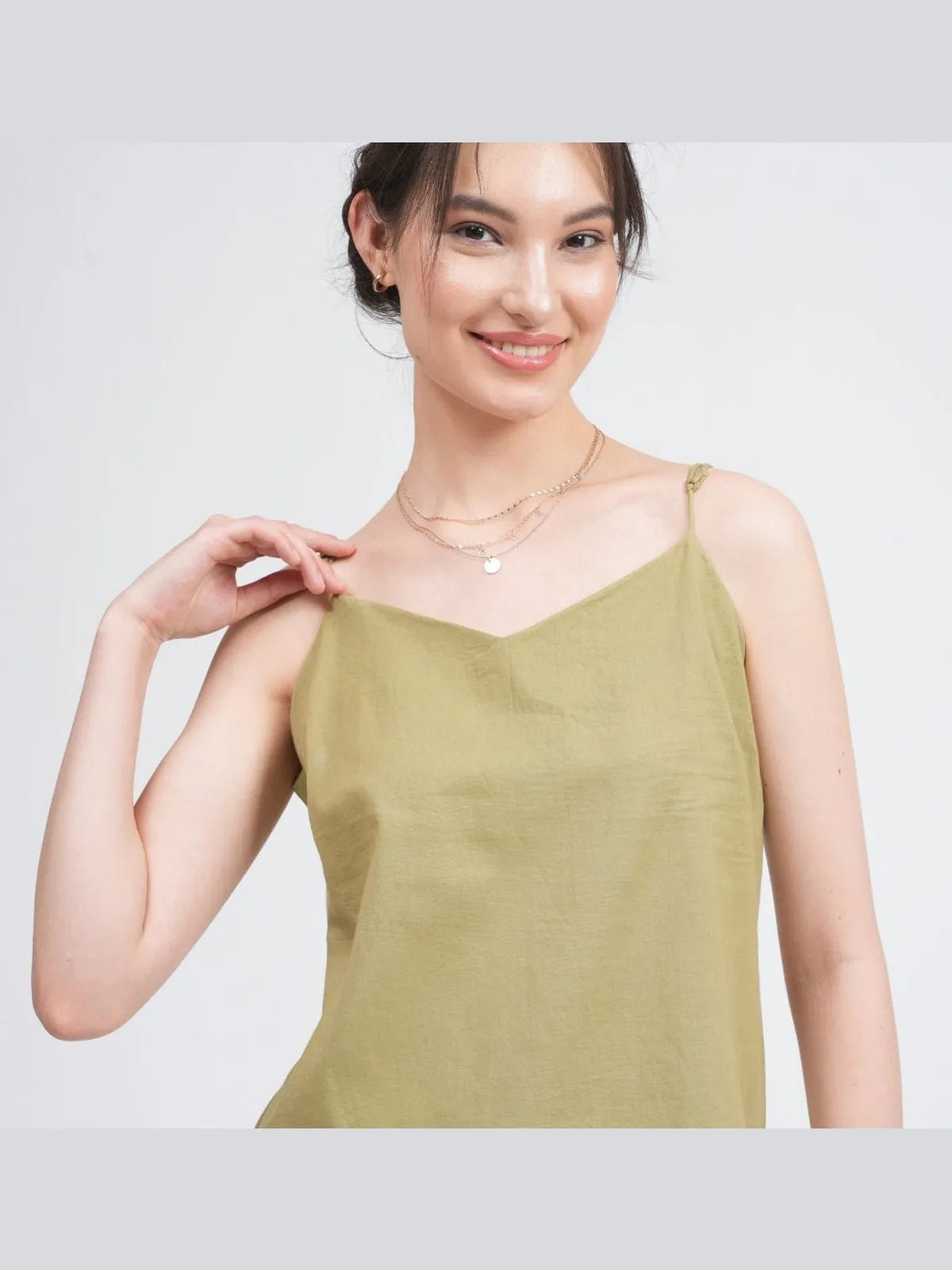 Organic Cotton Slip Top with Trousers Co-ords Set