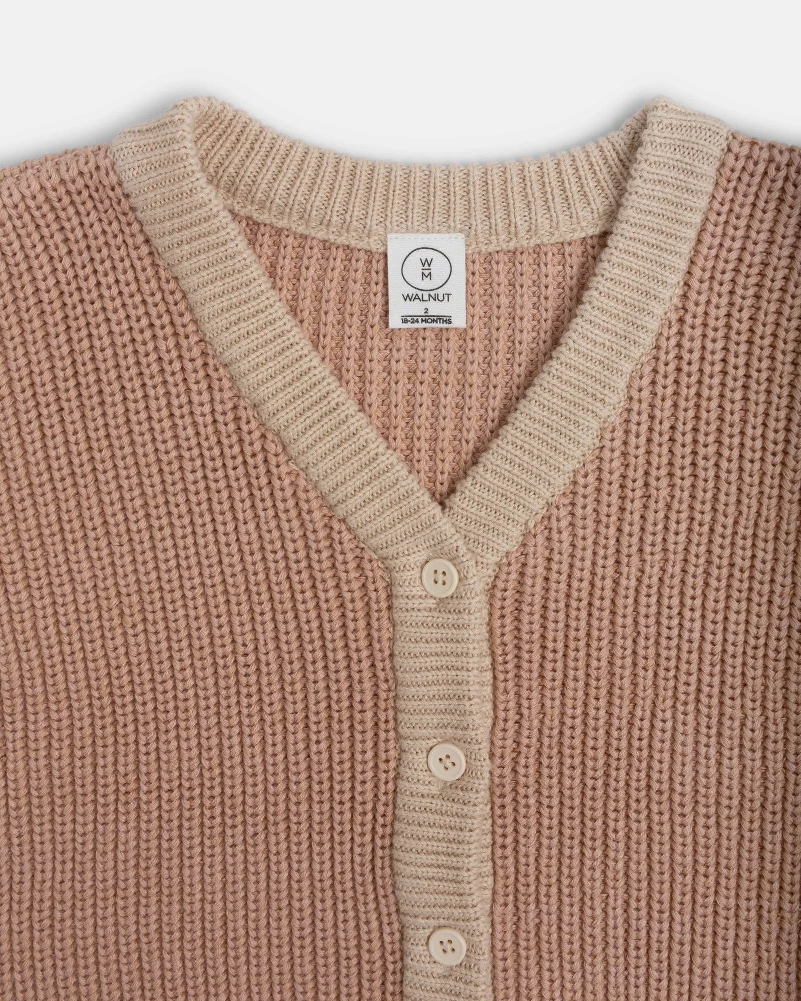 Perry Cardigan - Tea Rose