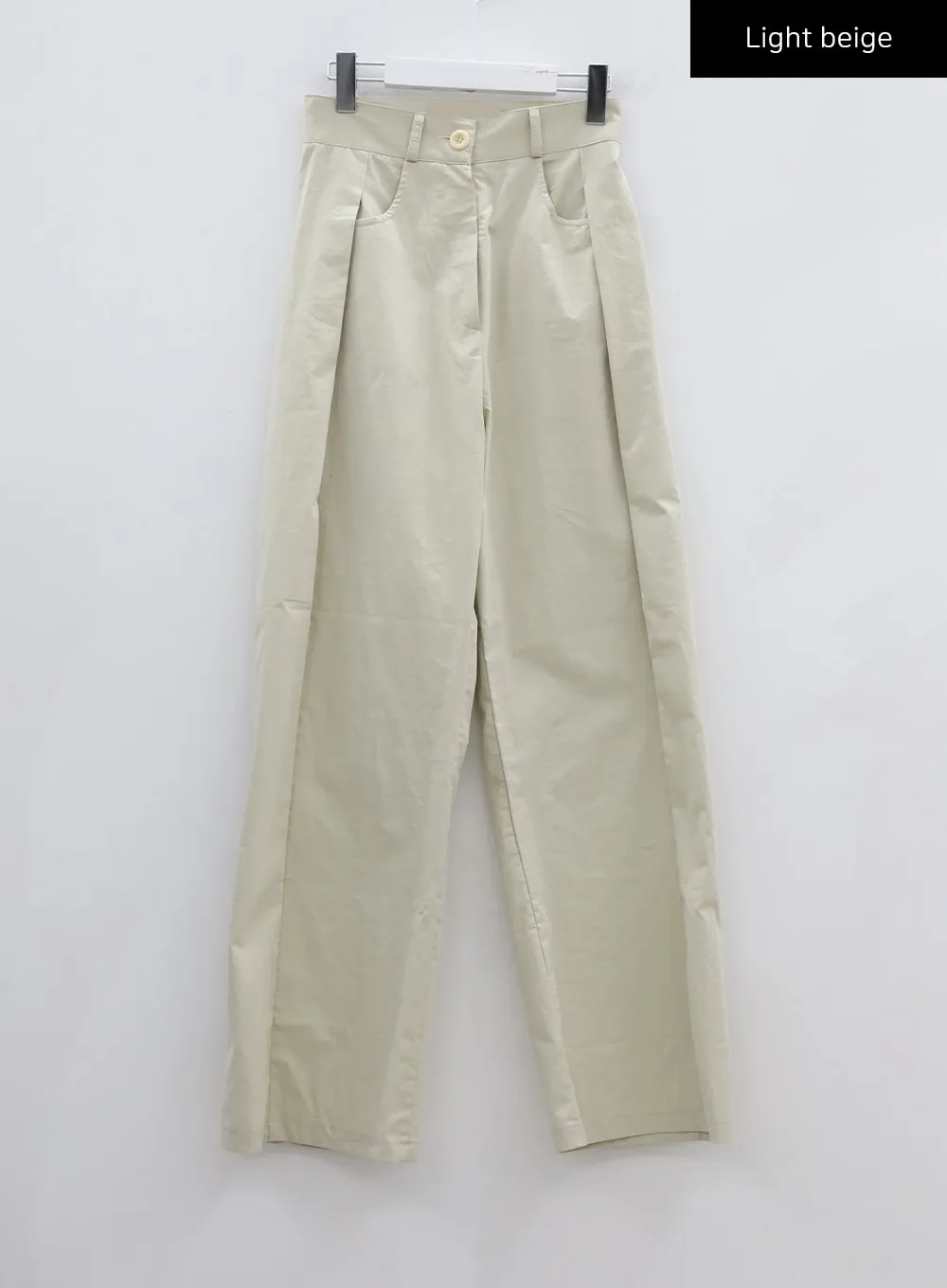 Pintuck Wide Leg Cotton Pants CU14