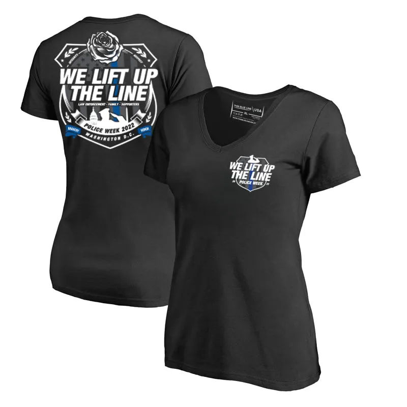 Prior Year - Women's Slim Fit V-Neck T-Shirt - Police Week 2022, Limited Edition