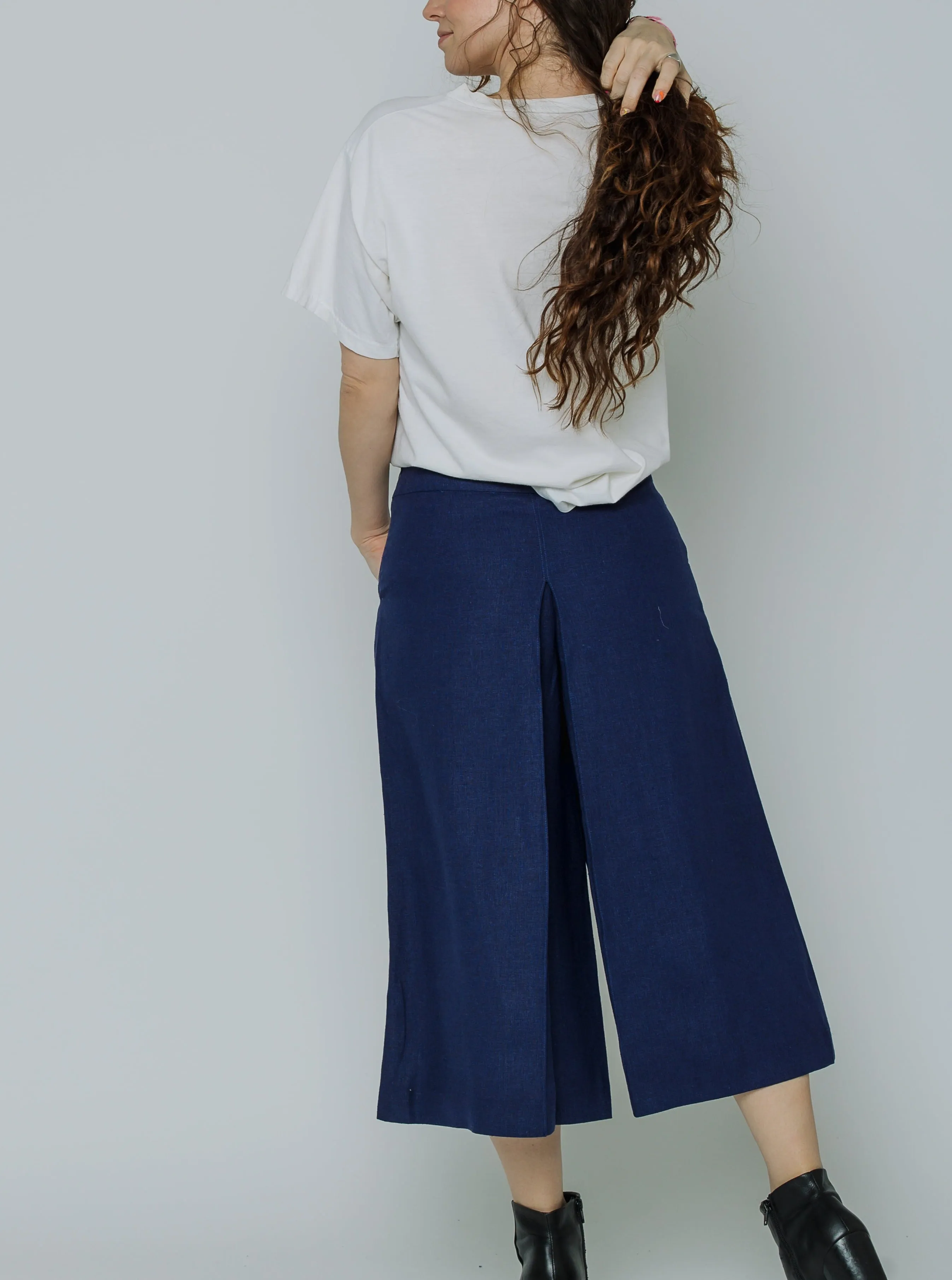 Saskia Culottes (Navy)