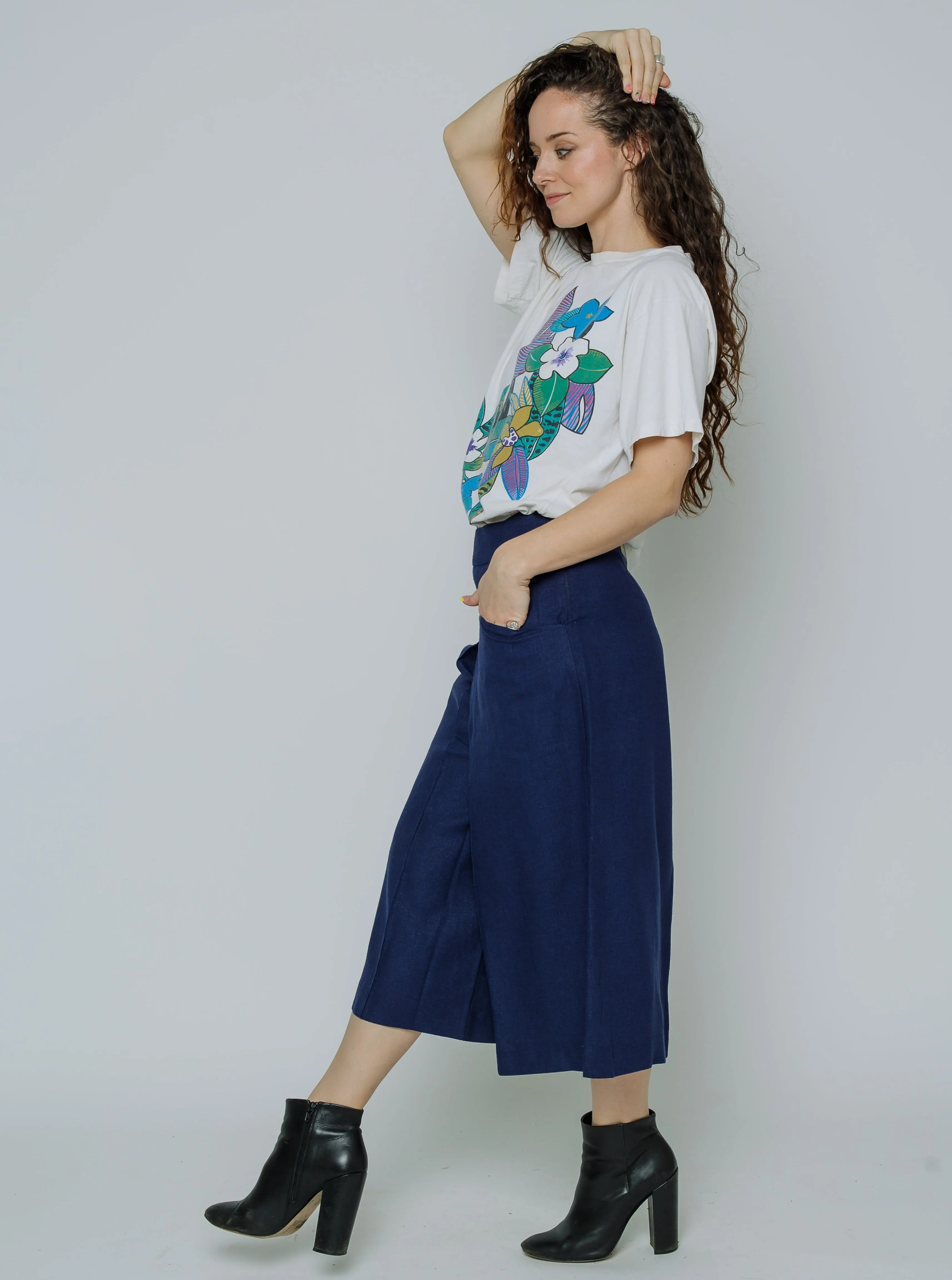 Saskia Culottes (Navy)