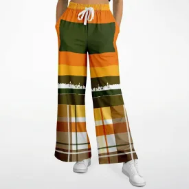 Seville Retro 70s Plaid Wide Leg Pants