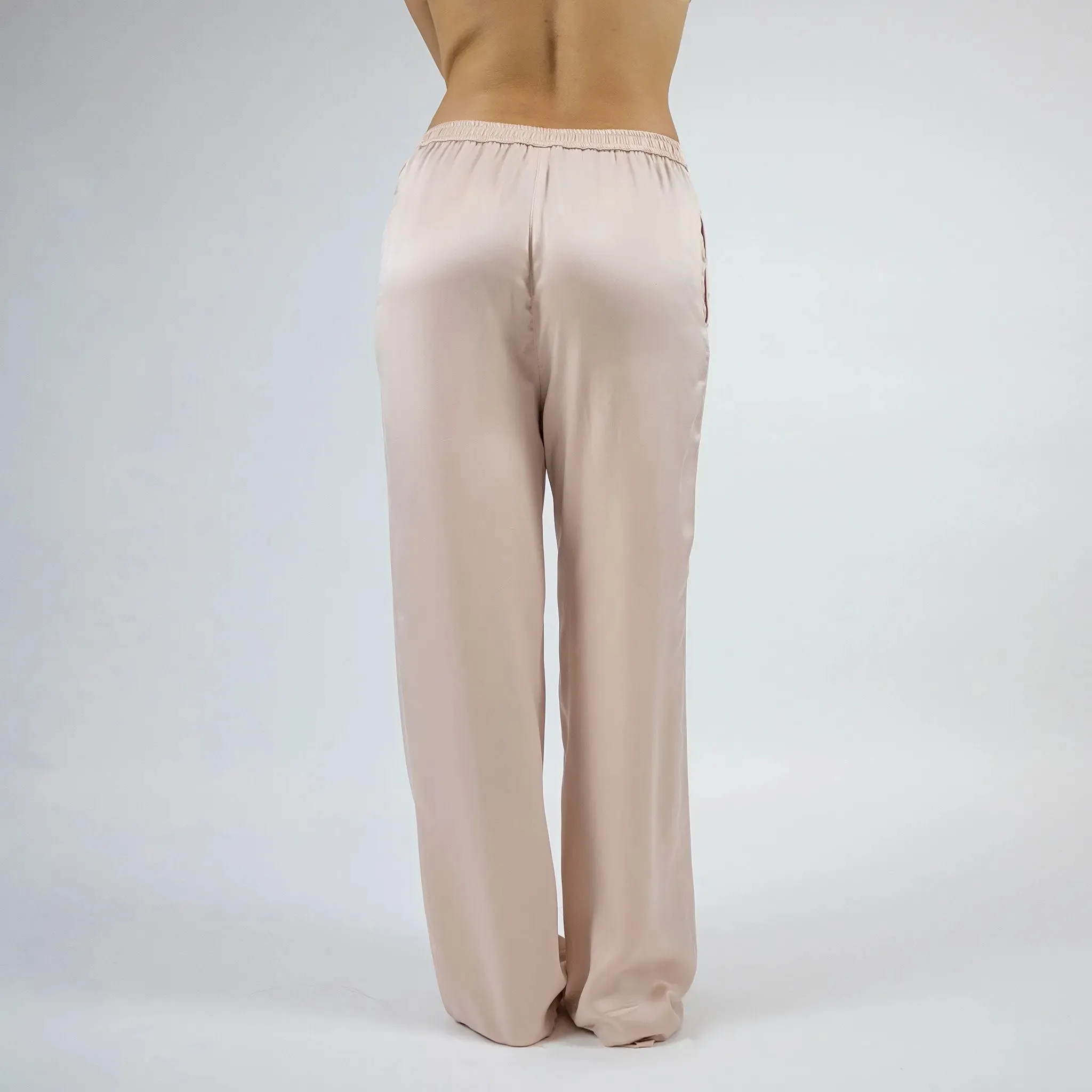 Silk Dreamscape Pants Transcendent Pink