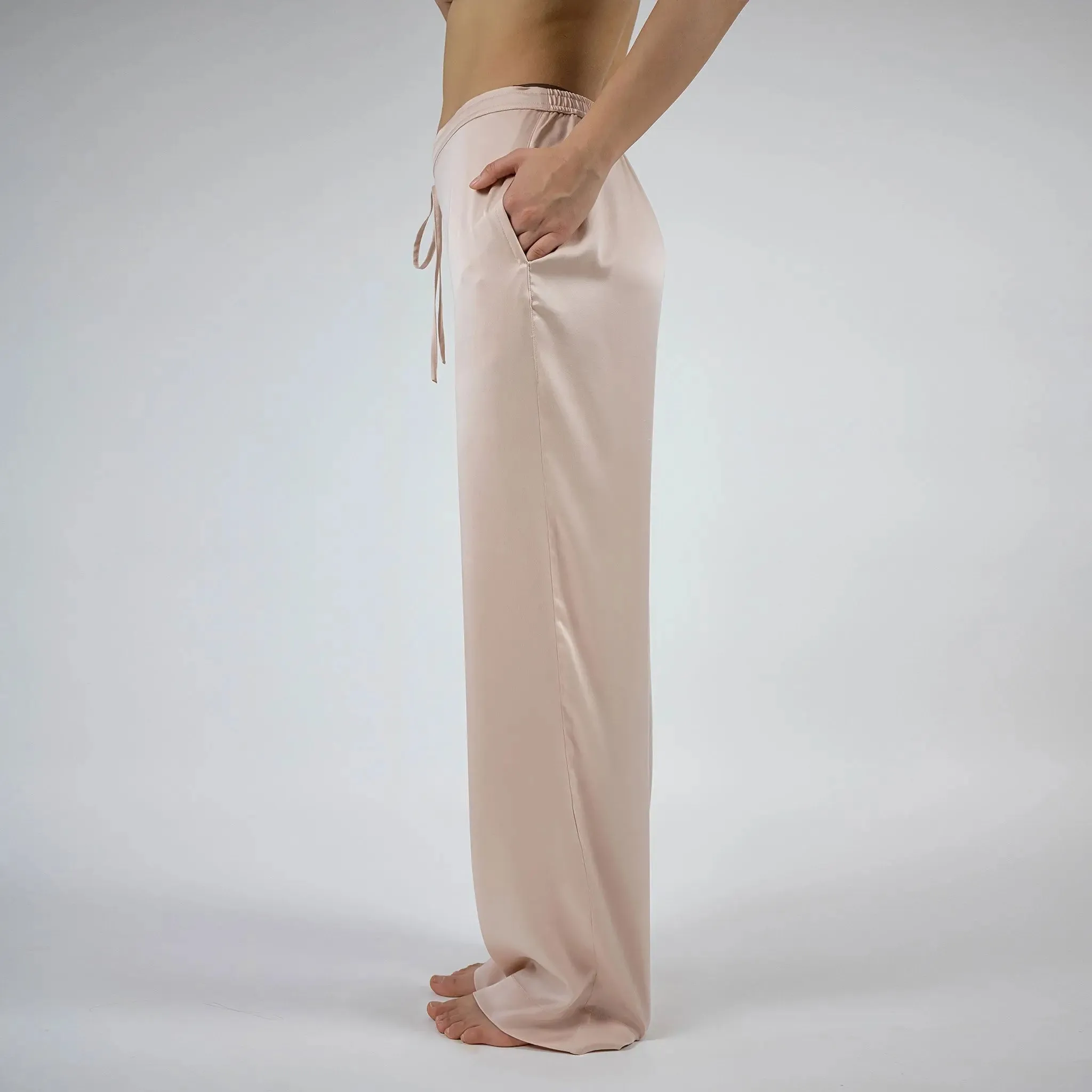 Silk Dreamscape Pants Transcendent Pink