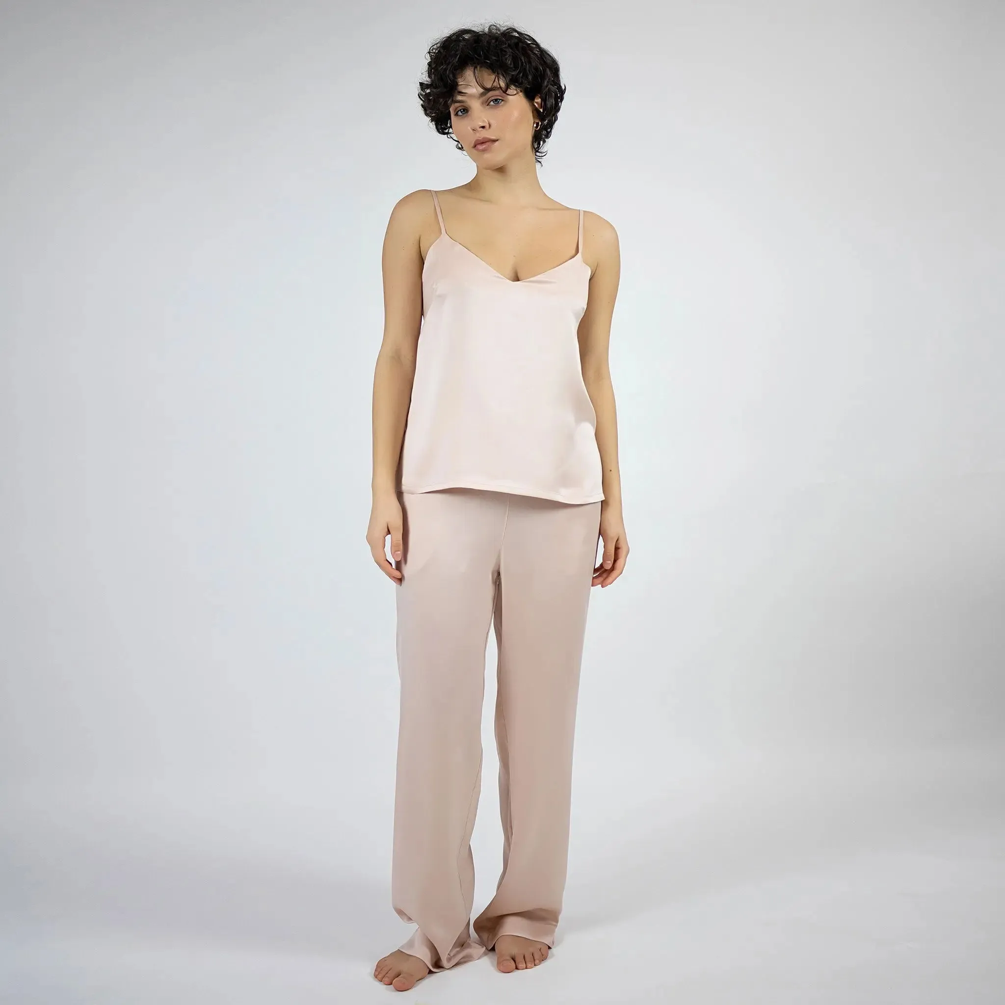 Silk Dreamscape Pants Transcendent Pink