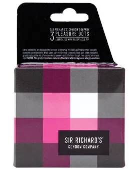 Sir Richard's Pleasure Dots Condom - Pack Of 3