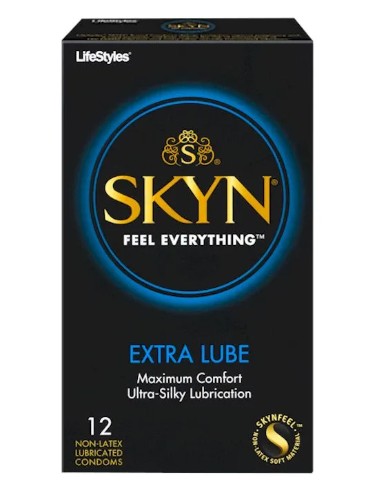 Skyn Extra Lube Non Latex Condoms