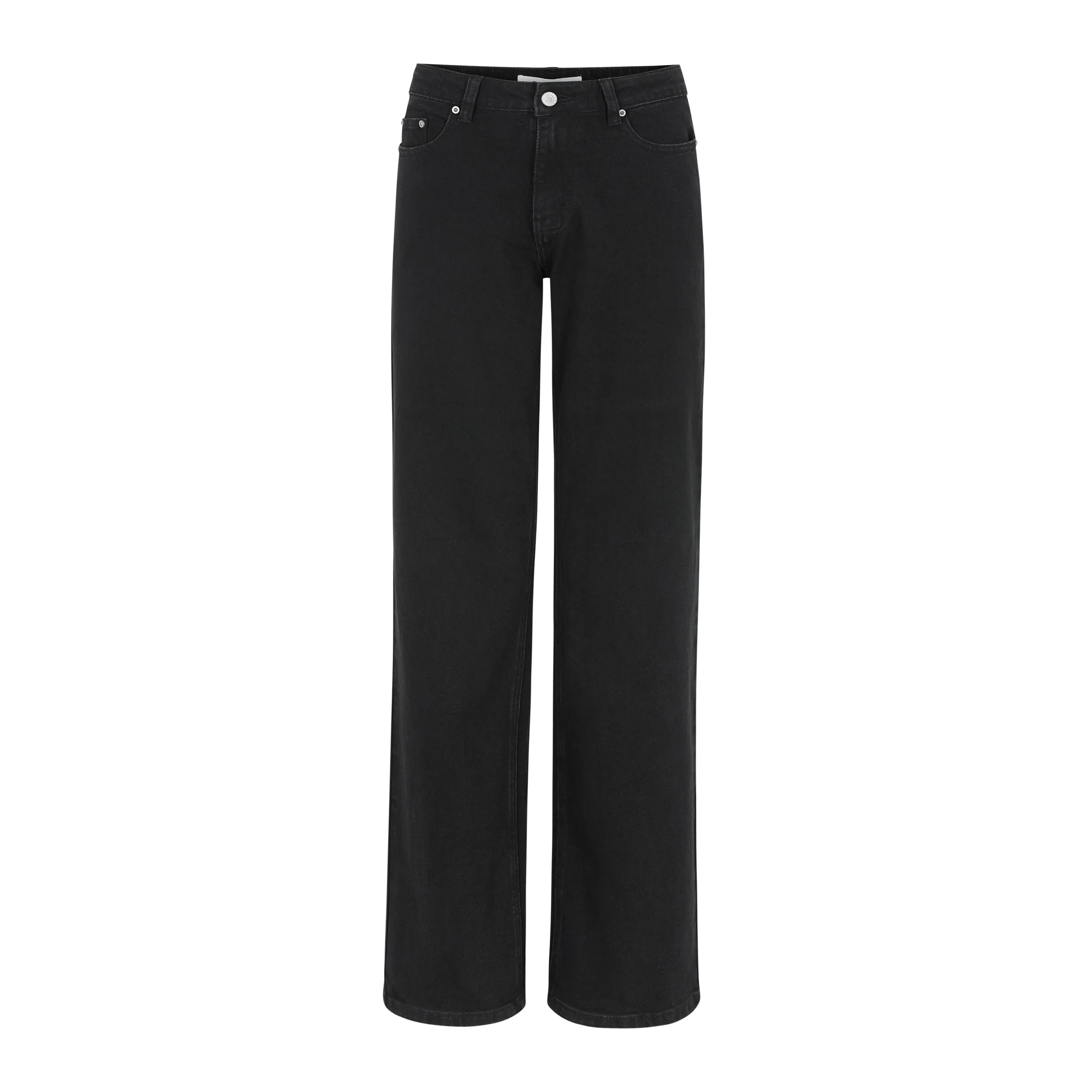 SRWilla Midwaist Wide Jeans - Black