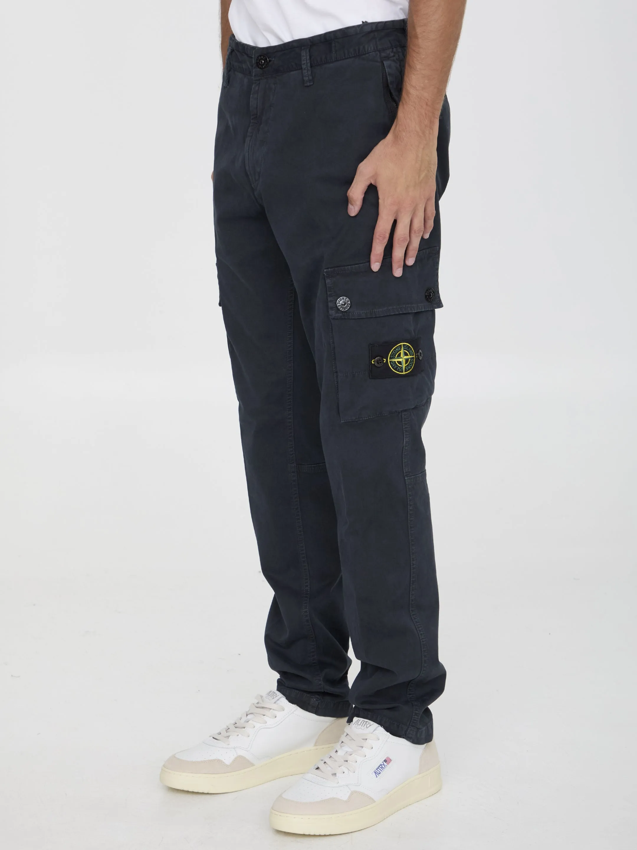 Stone Island Navy Slim Fit Pants