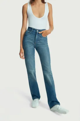 Straight Leg Denim Pants