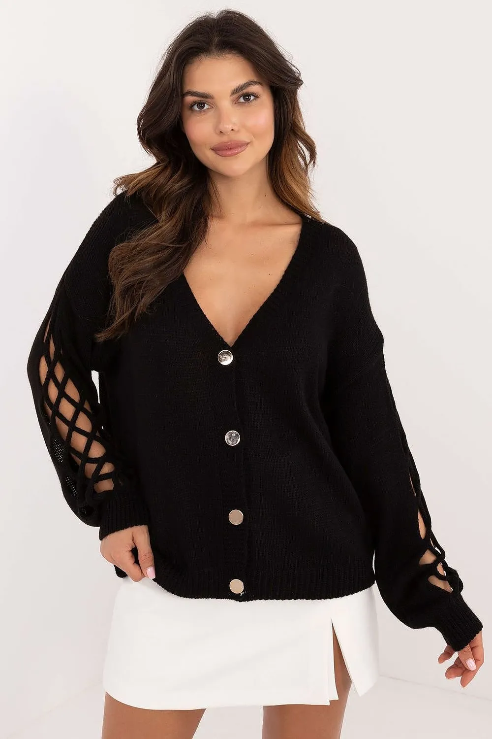 TEEK - Netted Arms Cardigan