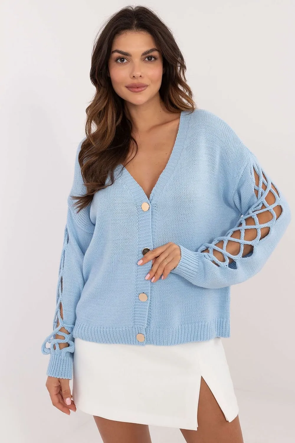 TEEK - Netted Arms Cardigan