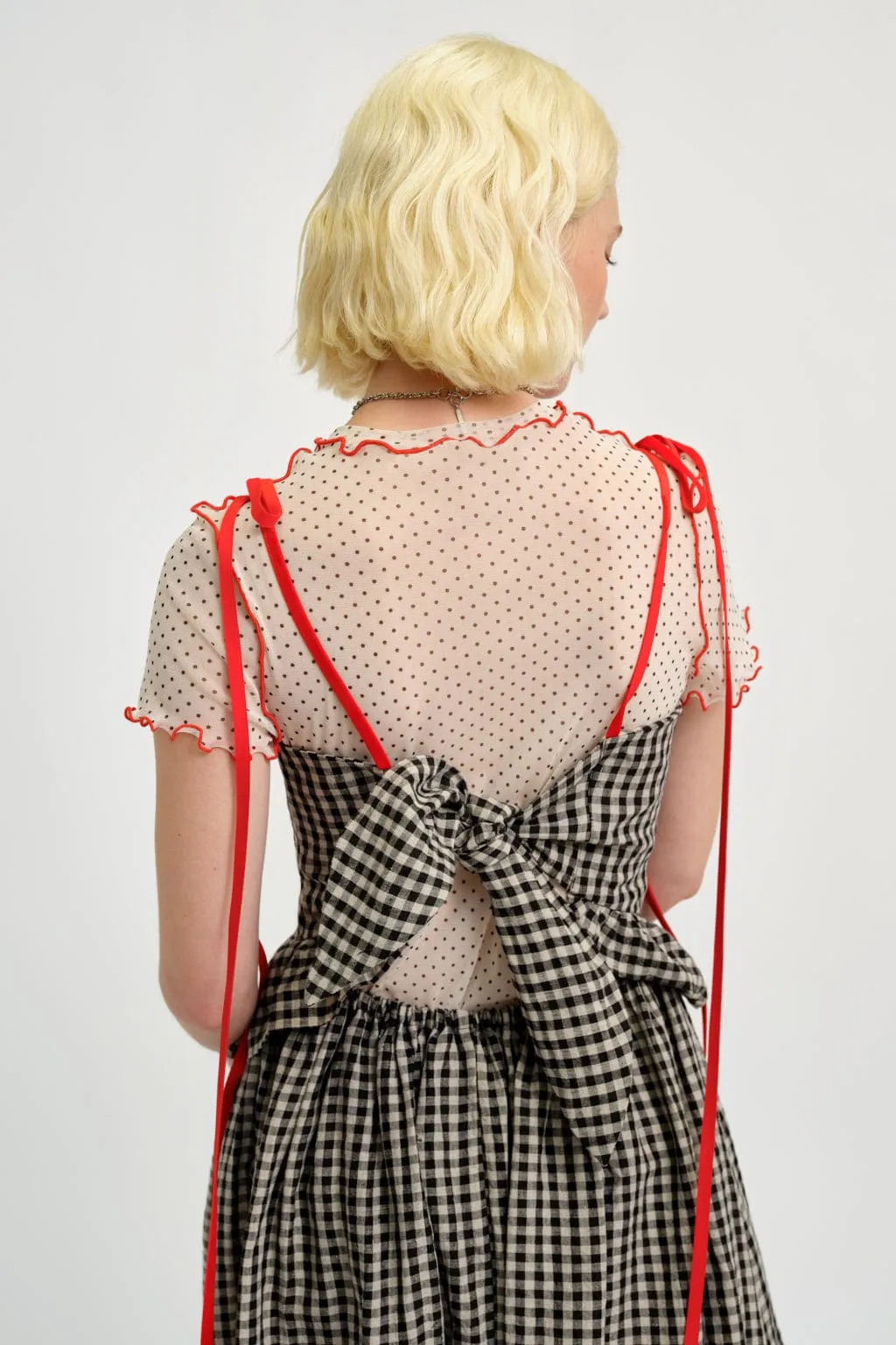 Tessa Dress Gingham Linen