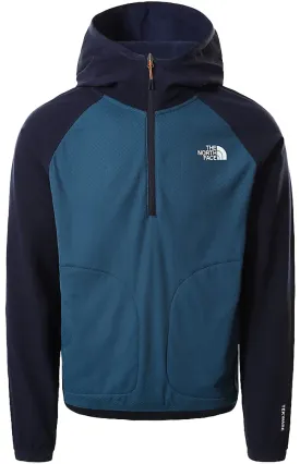 The North Face Mens Tekware Futurefleece Hoodie Aviator Navy Monterey Blue