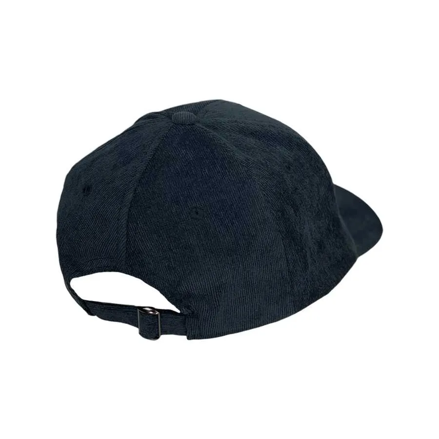 Thin Blue Line Embroidered Cap, Charcoal Corduroy